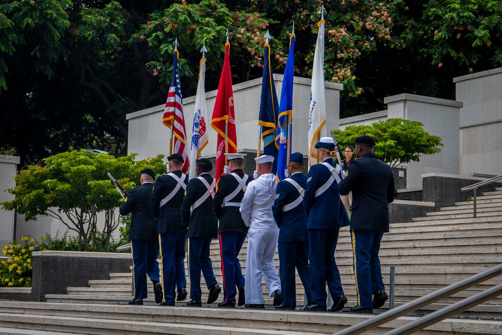 Military honors: U.S. Service members honor POWs