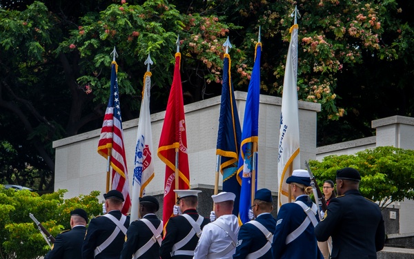 Military honors: U.S. Service members honor POWs
