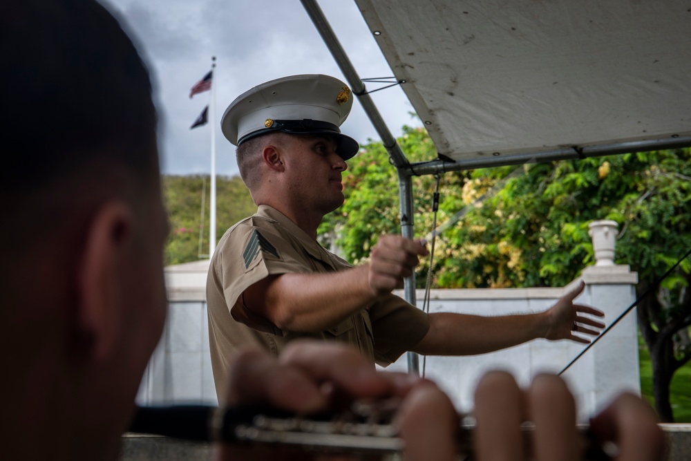 Military honors: U.S. Service members honor POWs