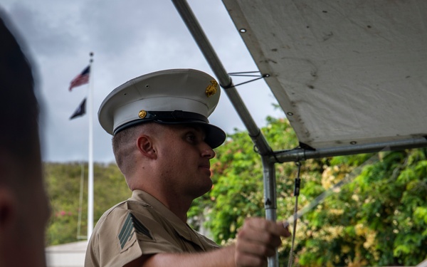 Military honors: U.S. Service members honor POWs