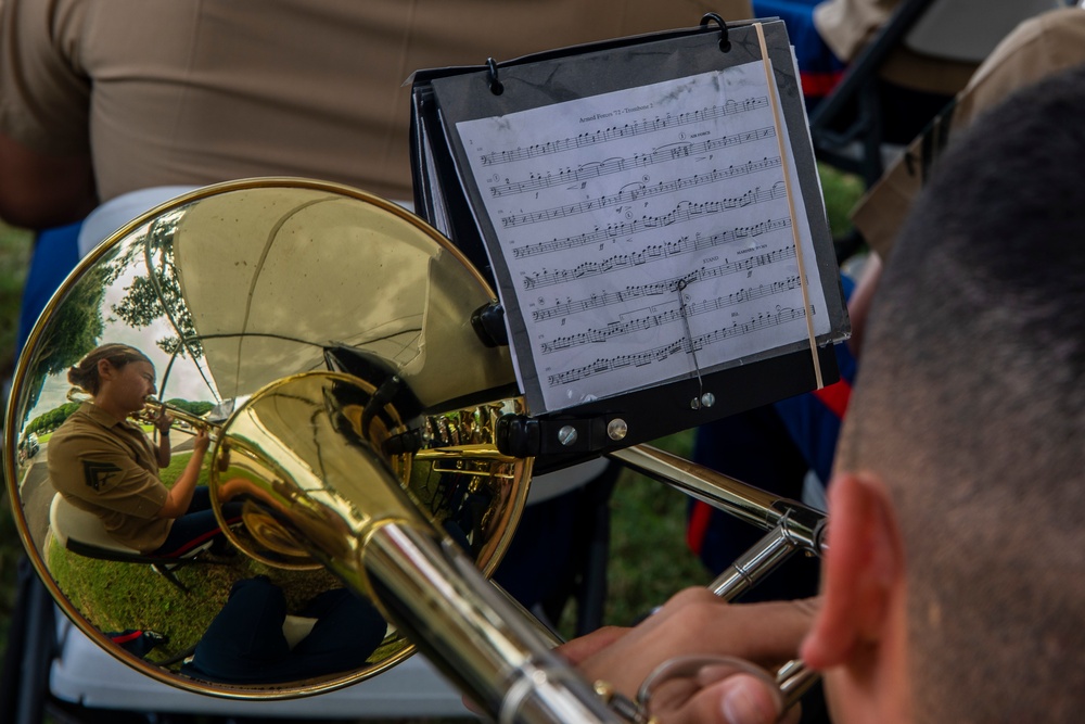 Military honors: U.S. Service members honor POWs