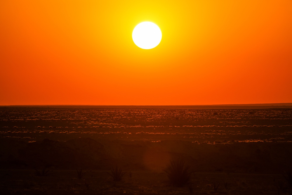 Sunset from Coalition Base