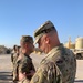 Deployed Illinois Soldiers receive combat service patch