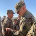 Deployed Illinois Soldiers Receive Combat Service Patch