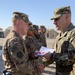 Deployed Illinois Soldiers Receive Combat Service Patch