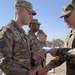Deployed Illinois Soldiers Receive Combat Service Patch