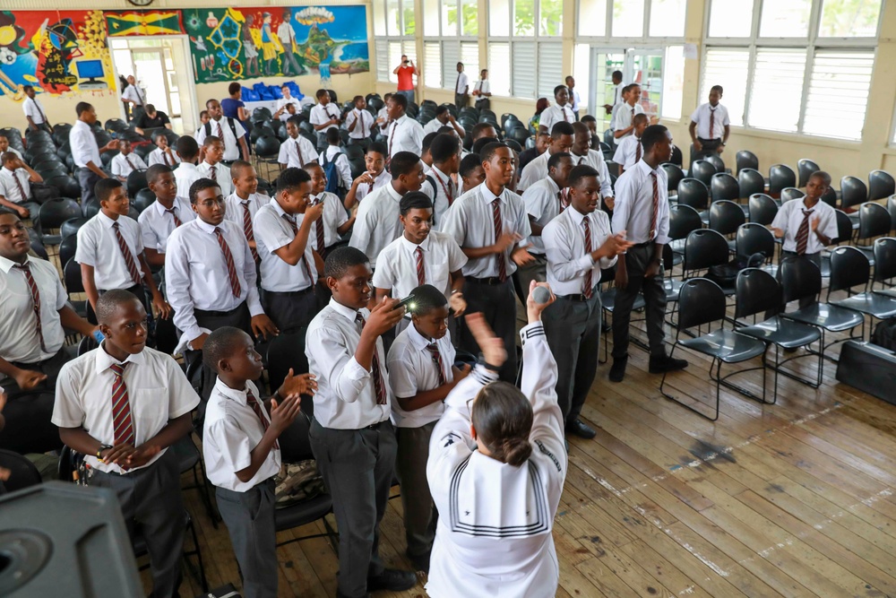 USNS Comfort visits St. George's, Grenada