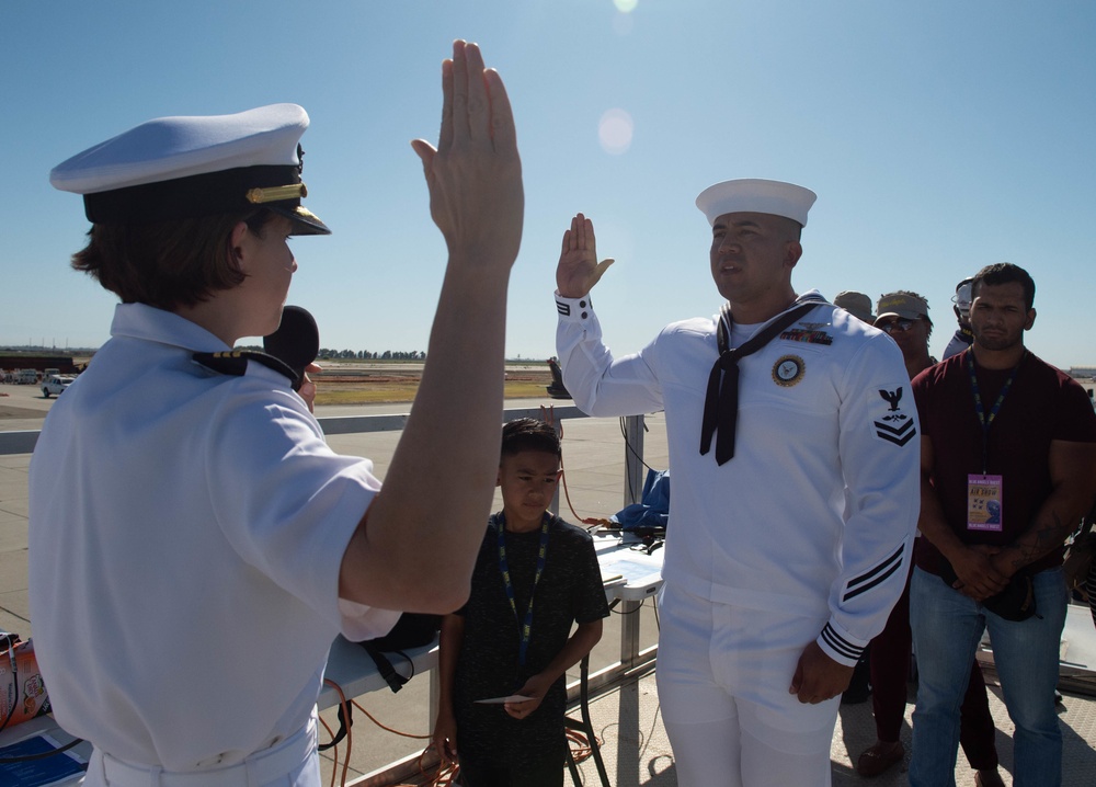 Airshow Reenlistment
