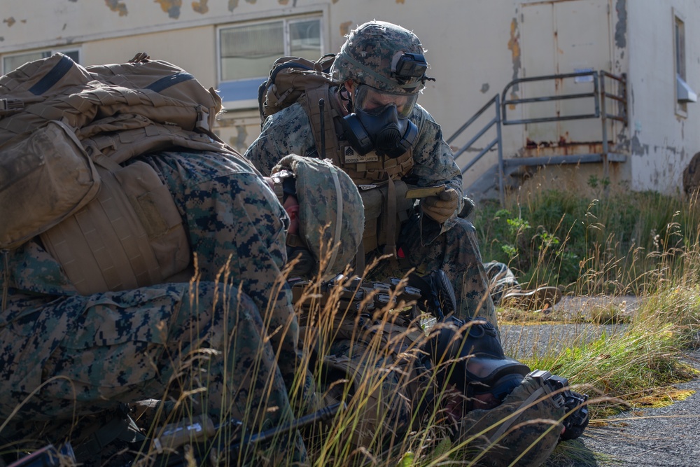 Marines Exercise Combat Lifesaving Skills during AECE 2019