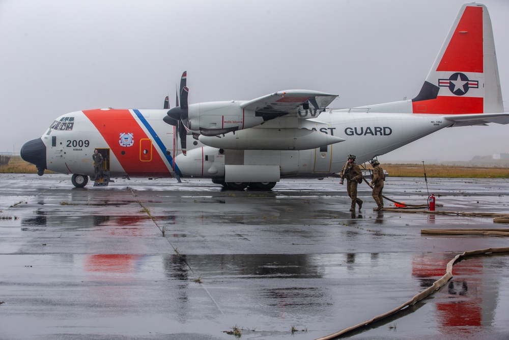 Coast Guard C-130 Participates in FARP Operations During AECE 2019