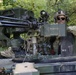 U.S. Army Spc. Jorge Miliani provides security during Saber Junction 19