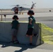 Children Watch Helicopter