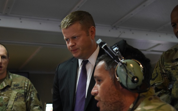 Acting SecArmy visits ADAB, discusses role in regional defense