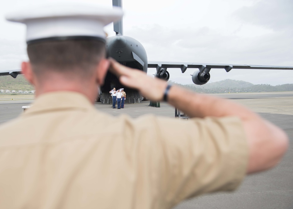 DPAA Team holds Repatriation Ceremony in Papua New Guinea