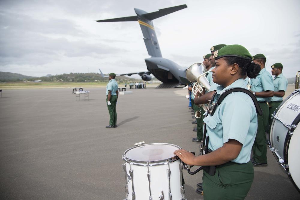 DPAA Team holds Repatriation Ceremony in Papua New Guinea