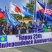 Koa Moana marches in Palau’s Independence Day parade