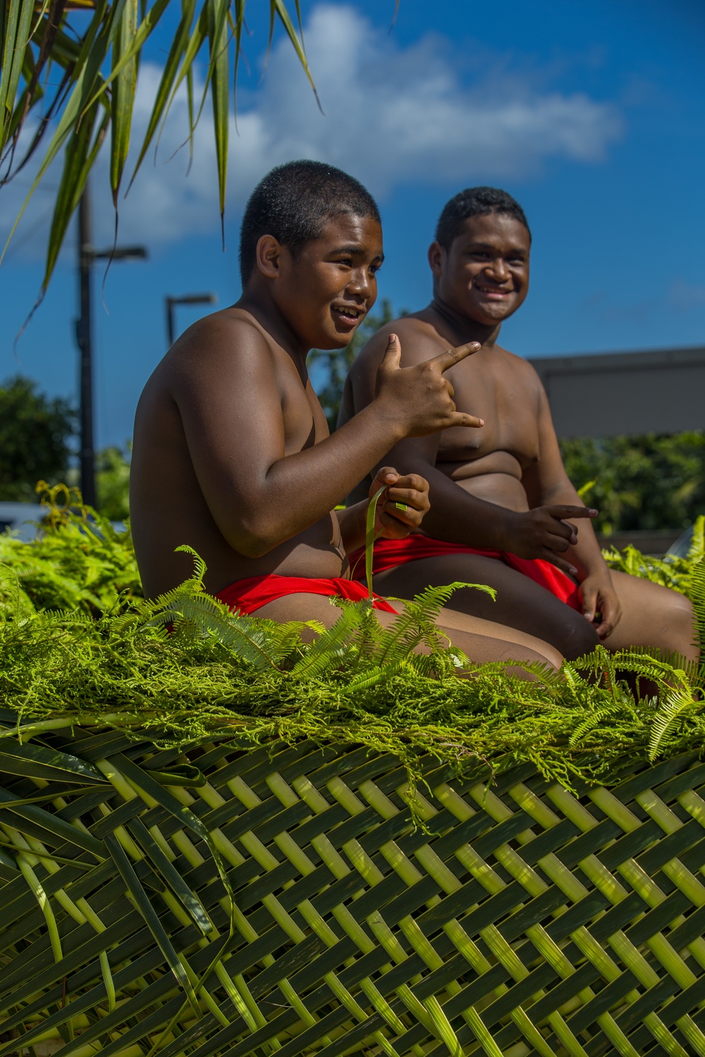 Koa Moana marches in Palau’s Independence Day parade