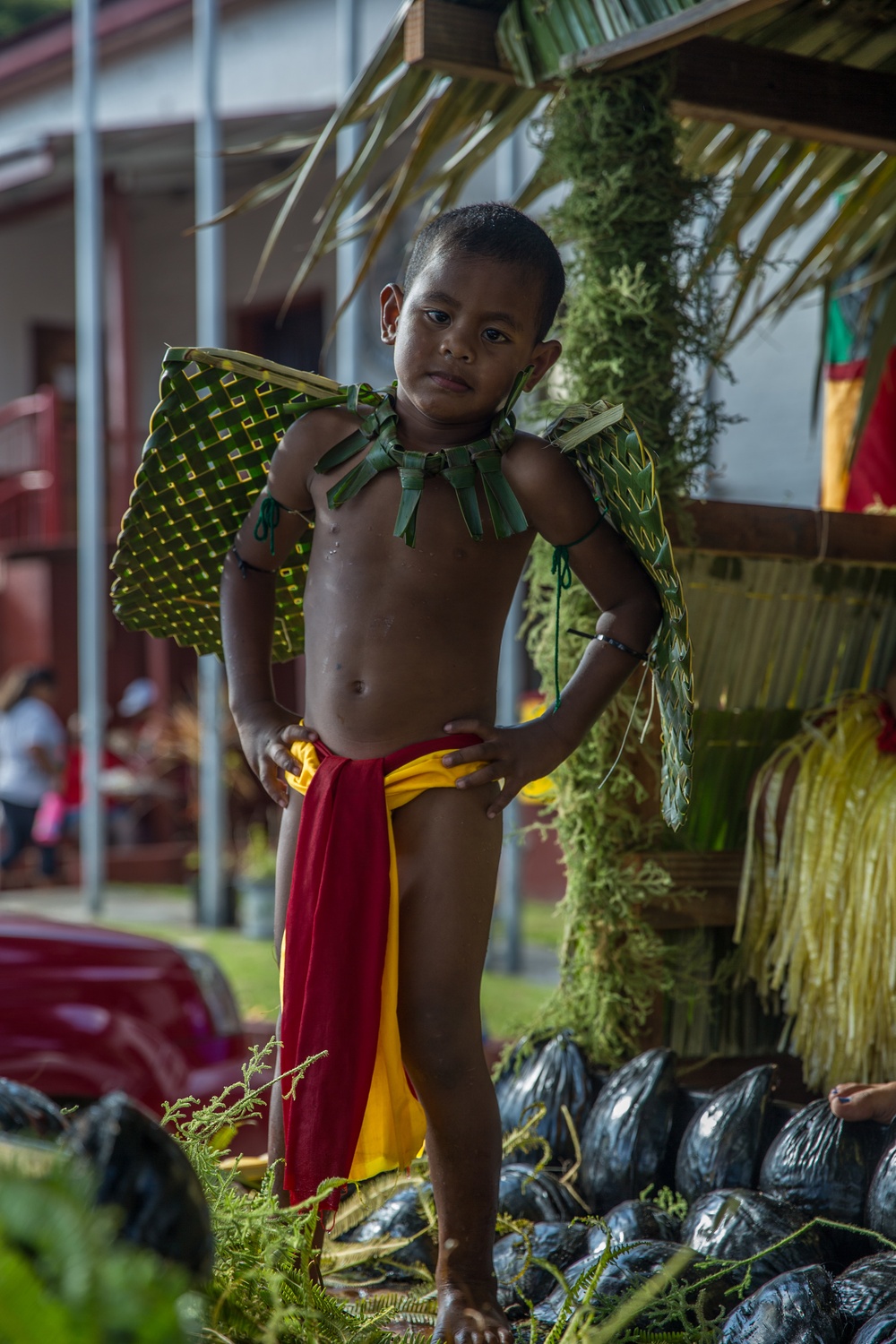 Koa Moana marches in Palau’s Independence Day parade