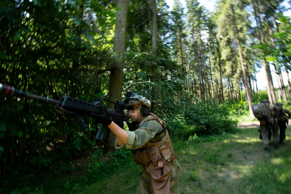 Students go thru ACSC in Pfullendorf