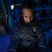 USS Normandy Sailor Stands Tactical Action Officer Watch