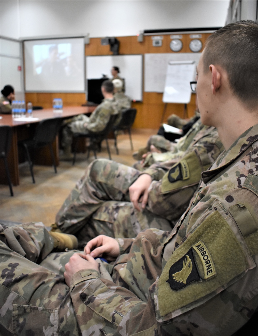 115th RSG Soldier instructs legal class