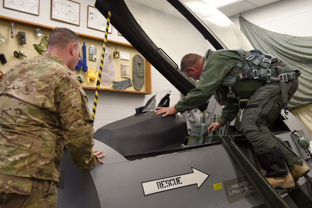 State Command Chief Flies High with the 180th Fighter Wing