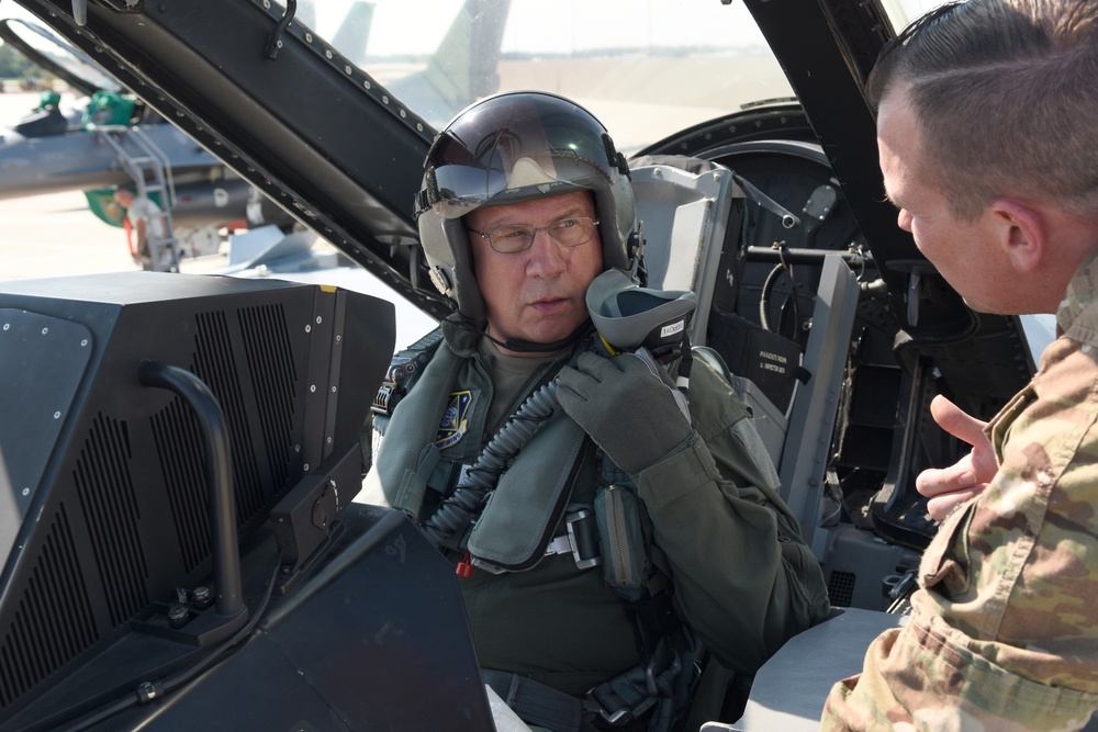 State Command Chief Flies High with the 180th Fighter Wing