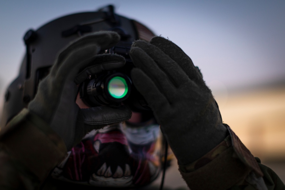 1-150th Assault Helicopter Battalion night training
