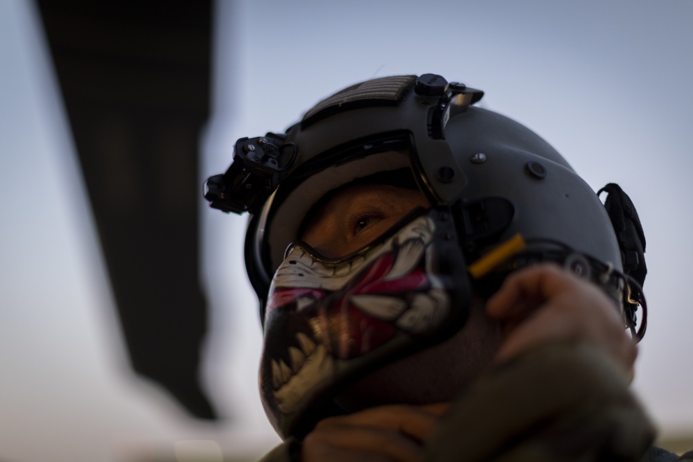 1-150th Assault Helicopter Battalion night training