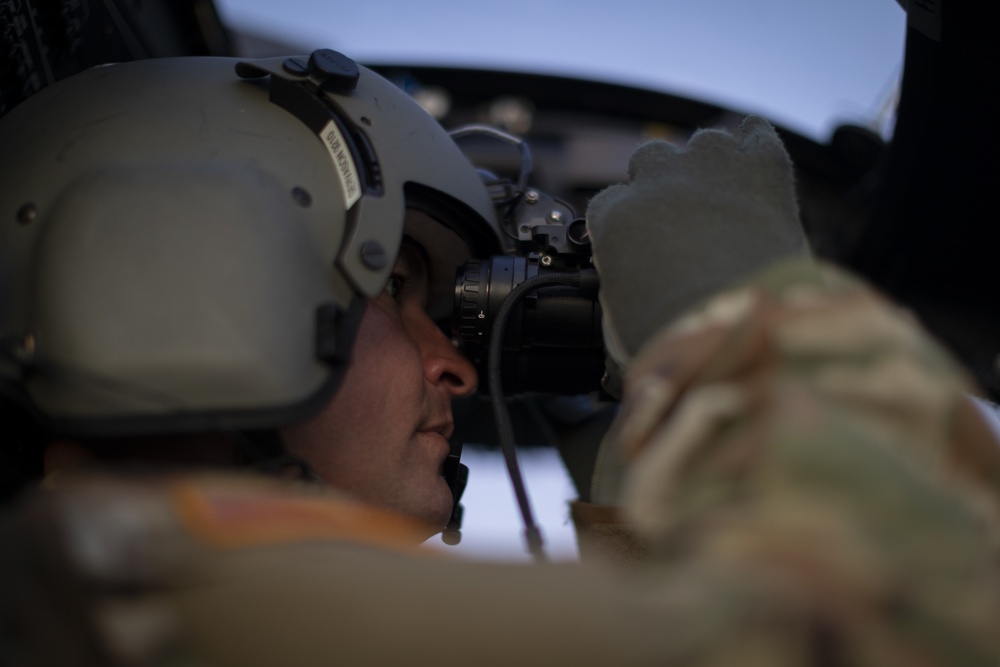 1-150th Assault Helicopter Battalion night training