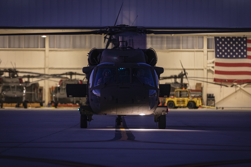 1-150th Assault Helicopter Battalion night training
