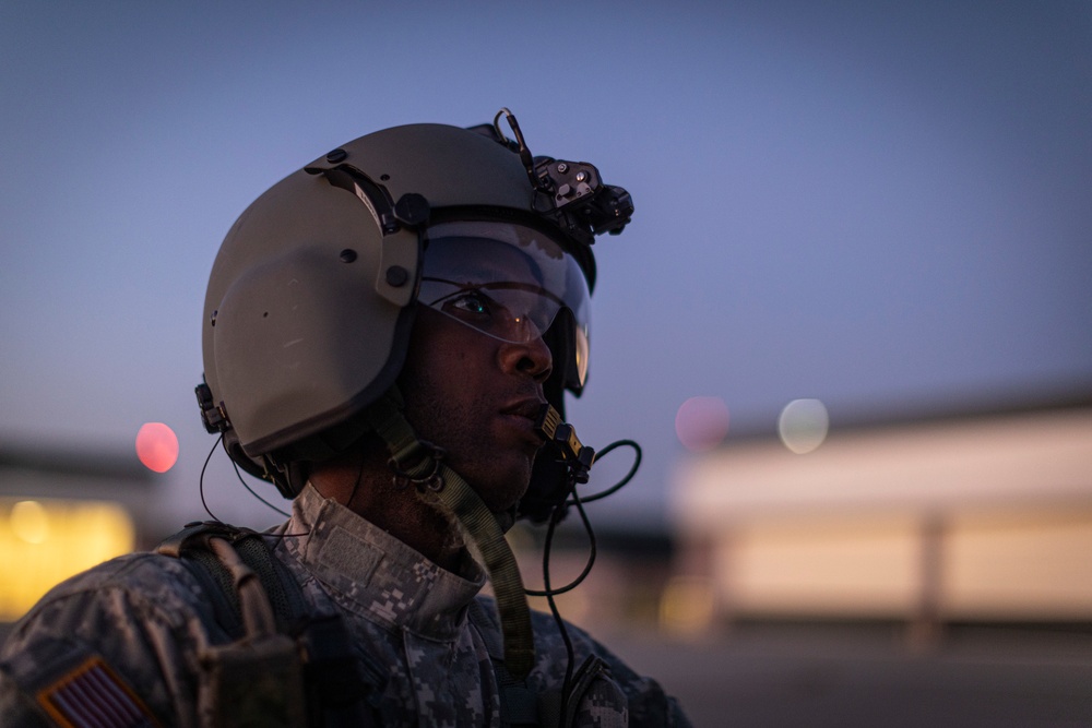 1-150th Assault Helicopter Battalion night training