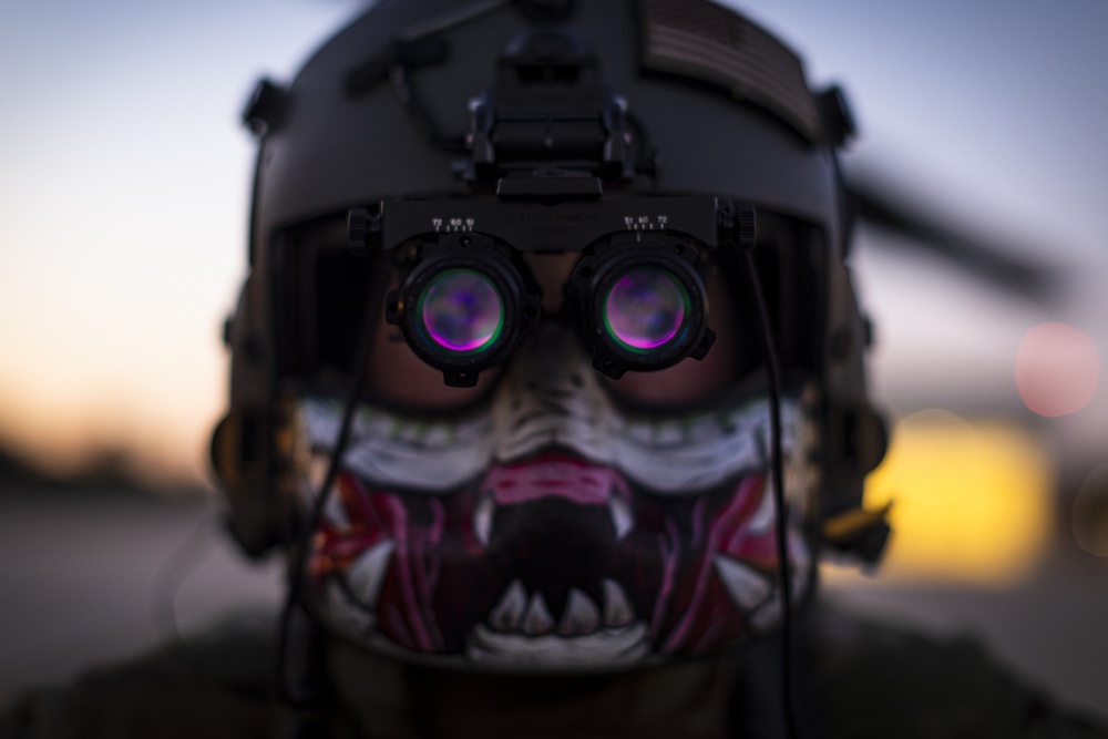 1-150th Assault Helicopter Battalion night training