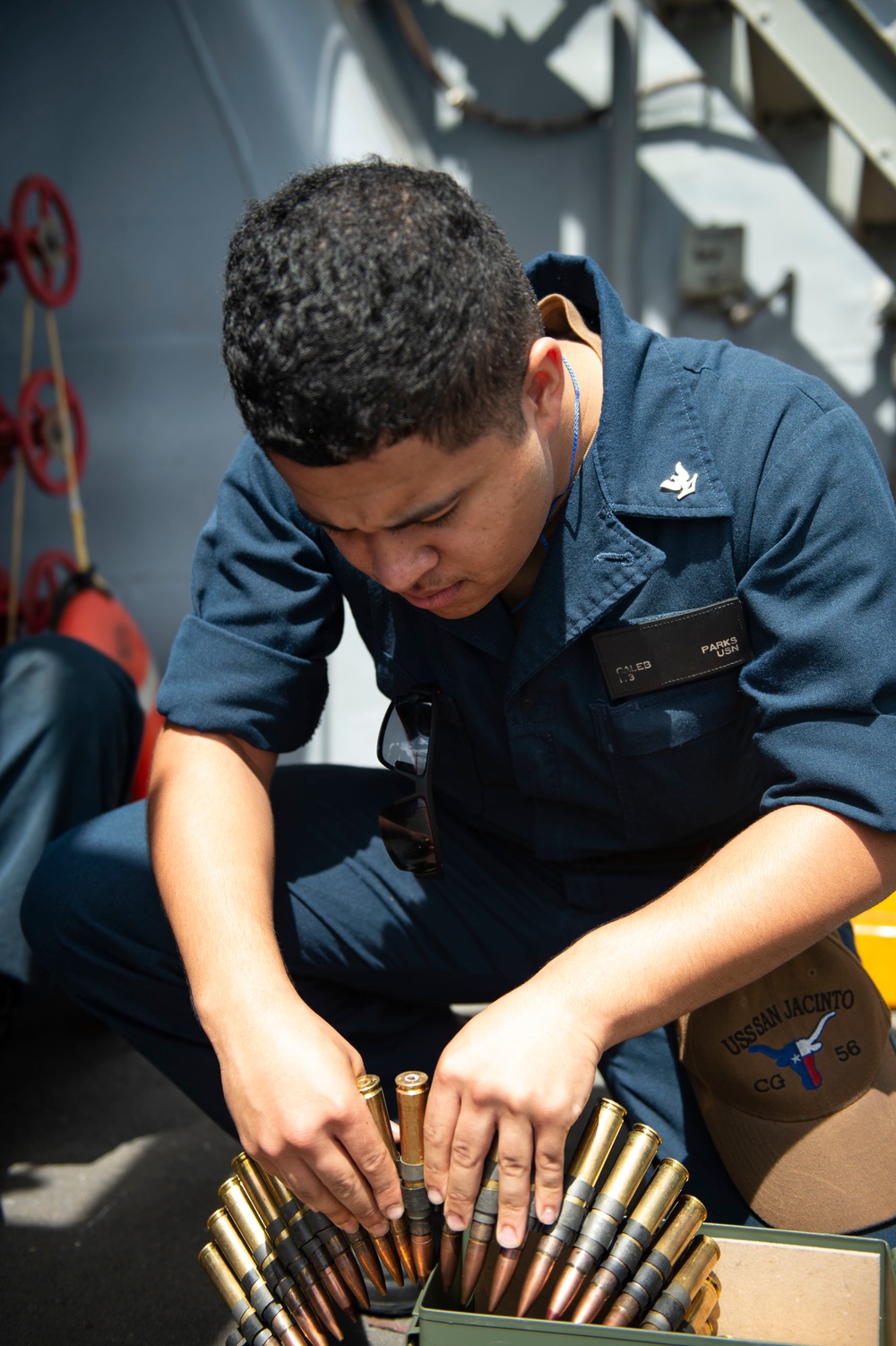 USS San Jacinto Conducts Live-Fire Exercises