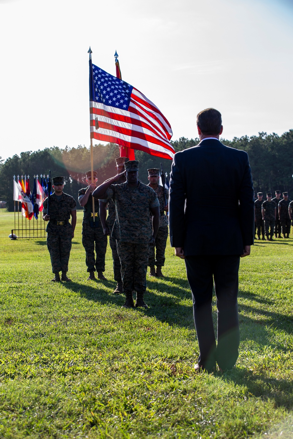 School of Infantry East Post and Relief Ceremony