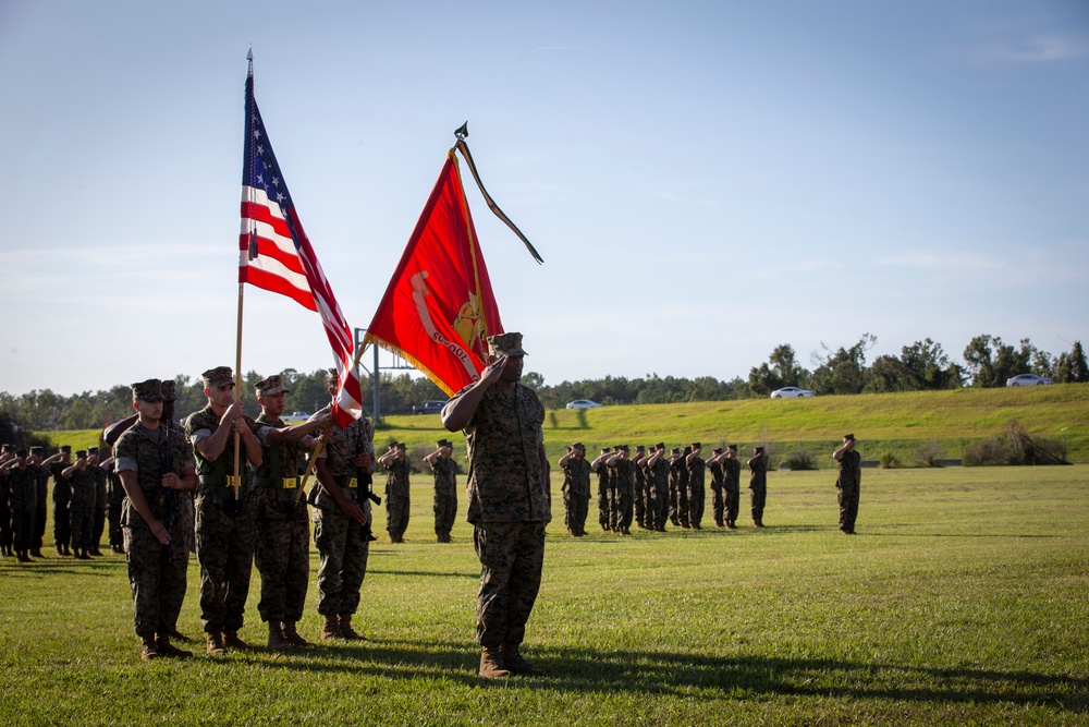 School of Infantry East Post and Relief Ceremony