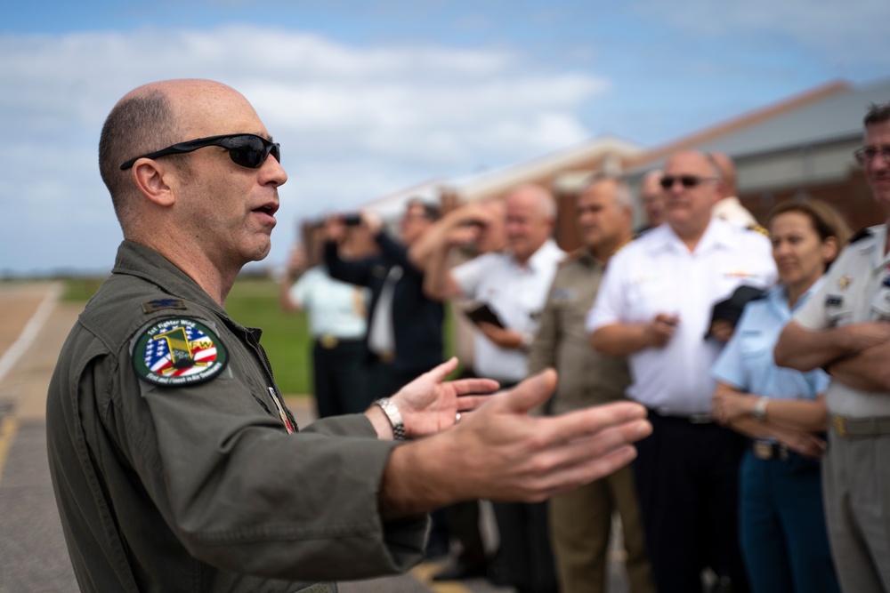 NATO NMRs visit the 1st Fighter Wing