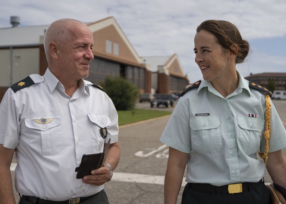 NATO NMRs visit the 1st Fighter Wing