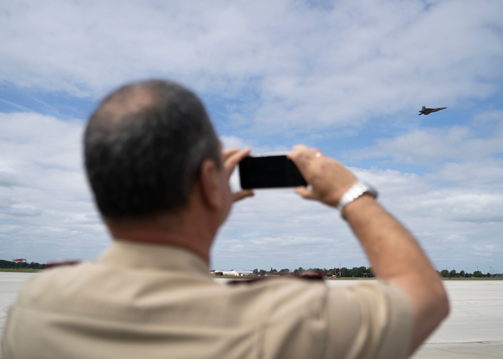 NATO NMRs visit the 1st Fighter Wing