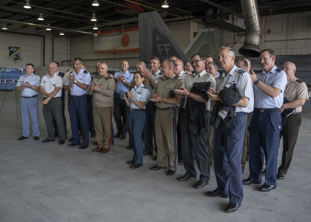 NATO NMRs visit the 1st Fighter Wing