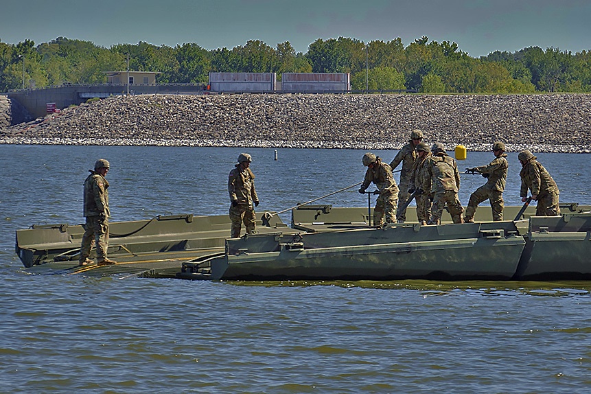 US Army Reserve Demonstrates Humanitarian Assistance Capability at Carlyle Reservoir