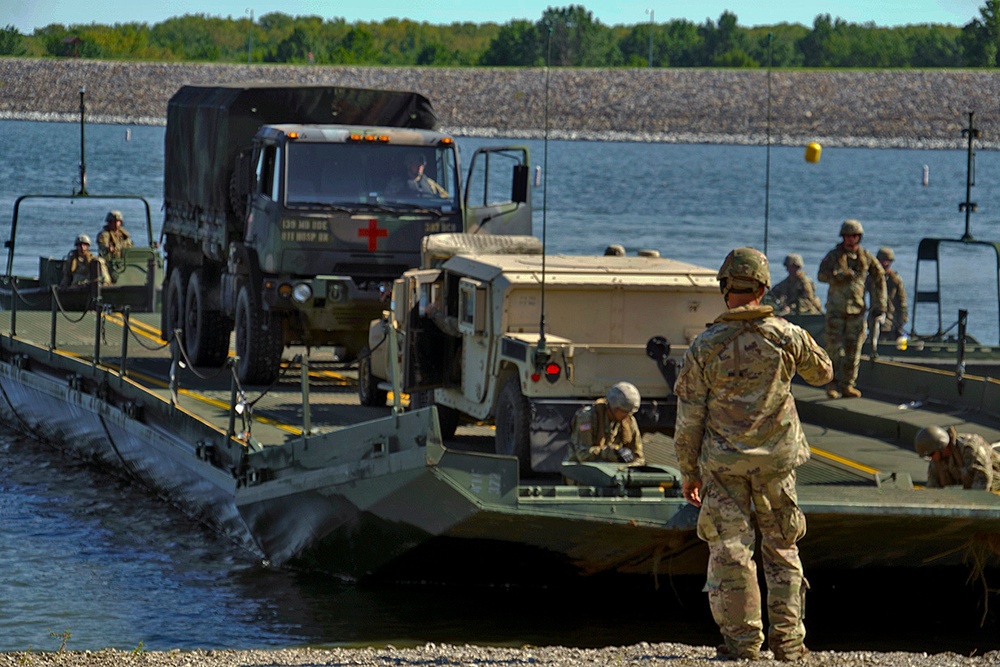 US Army Reserve Demonstrates Humanitarian Assistance Capability at Carlyle Reservoir