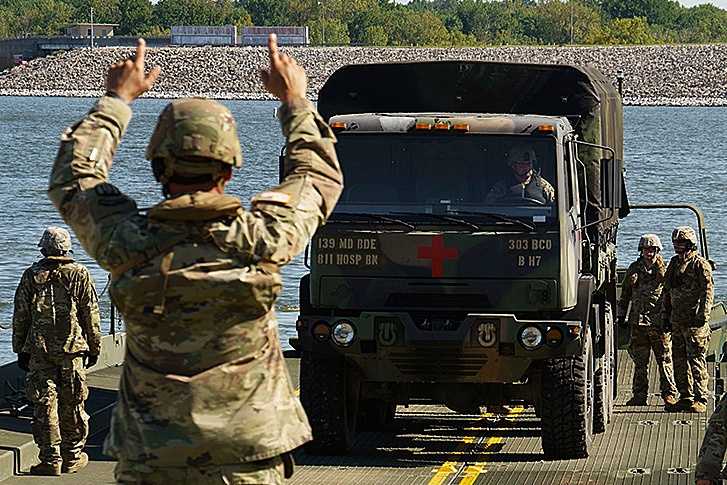 US Army Reserve Demonstrates Humanitarian Assistance Capability at Carlyle Reservoir