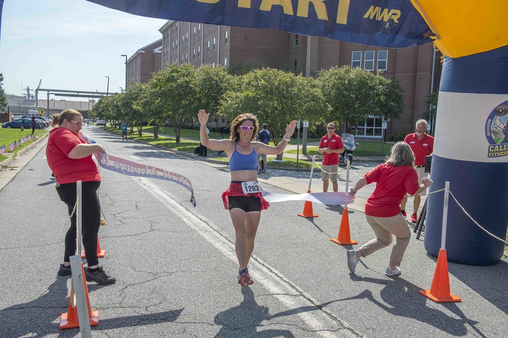 Runner Completes 5K Race