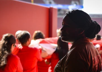 49ers Flag Unfurling Ceremony