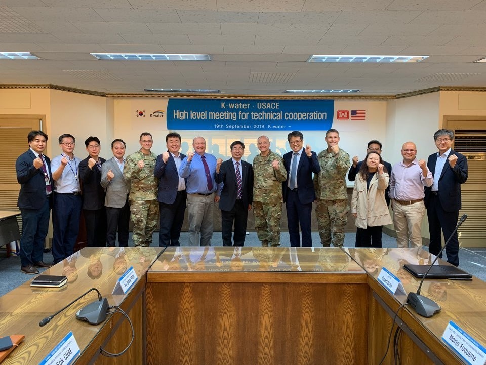 Korea Water Resource Development Corporation (K-water) and U.S. Army Corps of Engineers further develop technical cooperation
