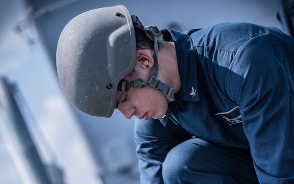 USS Chancellorsville M240B Live-Fire
