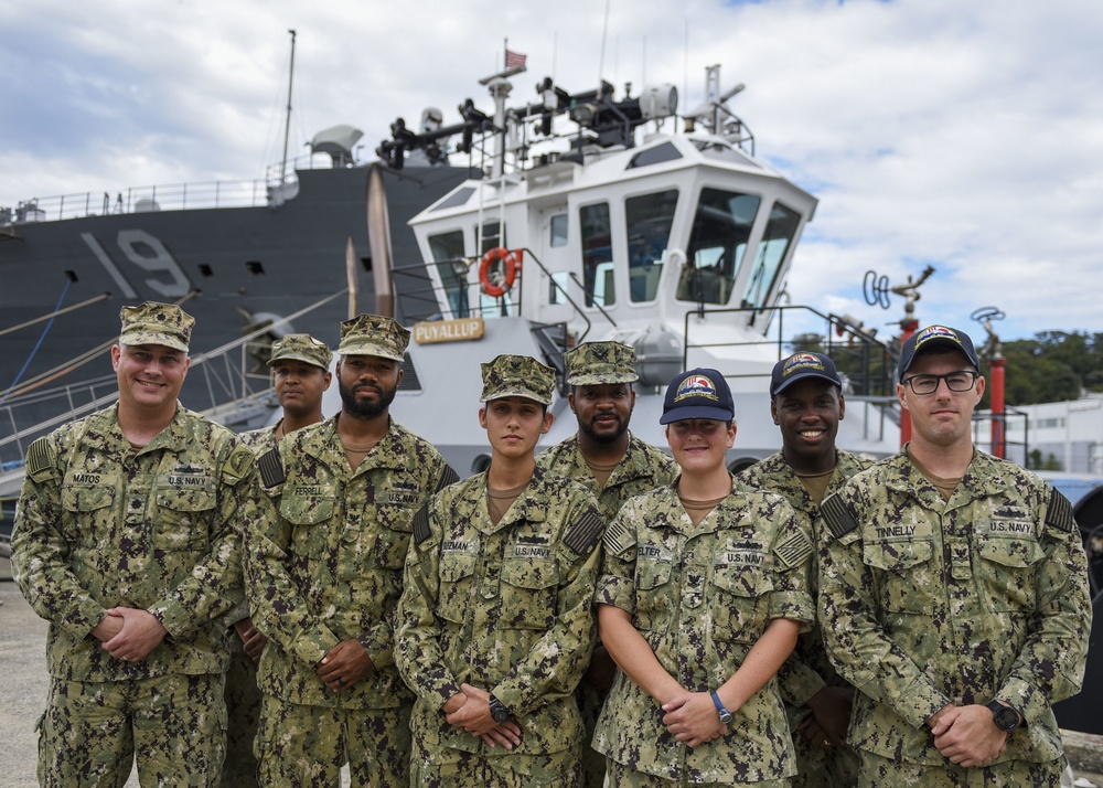 CFAY Port Ops Team Braves Typhoon to Keep Waterfront Safe