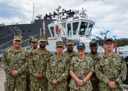 CFAY Port Ops Team Braves Typhoon to Keep Waterfront Safe
