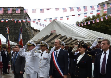 RADM Zirkle Honors Navy Grasse Day with Oldest Ally